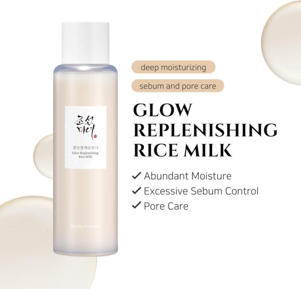 Beauty of Joseon Glow Replenishing Rice Facial Sebum Toner for Oily Combination Skin Korean Moisturizing Balance Care 150ml, 5.07 fl.oz - Image 2