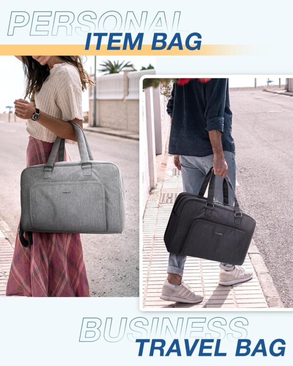 BAGSMART Weekender Bags for Women, Travel Duffle Overnight Bag Personal Item Bag with Shoe Bag for Travel Essentials - Image 2