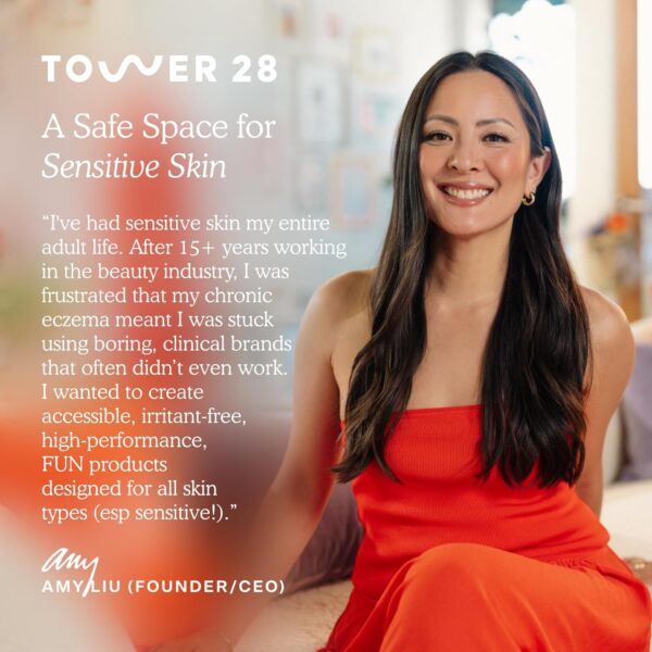 Tower 28 SOS Daily Rescue Facial Spray for Sensitive Skin, Hypochlorous Acid Spray Helps Reduce Redness and Breakouts, Travel Size Toner for Face, 1 FL Oz - Image 8