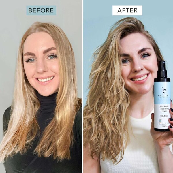 Sea Salt Spray for Textured Beach Waves & Volume - USA Made with Organic Ingredients, Texturing & Volumizing Spray for Fine Hair for Men & Women - Image 2