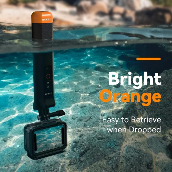 TELESIN°Floating Selfie Stick Hand Grip Waterproof Handle with Bluetooth Remote for GoPro Hero 13 12 11 10 9 8 Handle Mount Accessories for Action Camera - Image 2