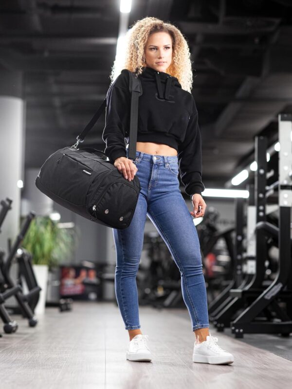 Fitgriff® Gym Bag for Men & Women with Shoe & Wet Compartment - Duffle Bag for Travel, Sports, Fitness & Workout - Image 5