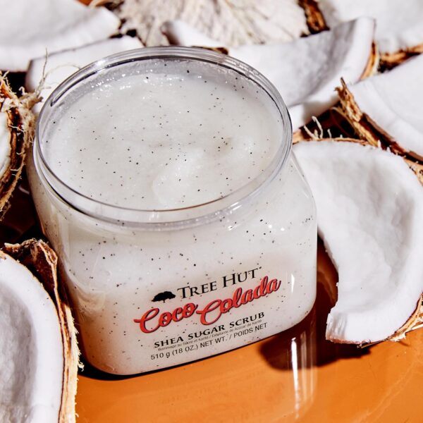 Tree Hut Shea Sugar Scrub Coco Colada, 18 oz, Ultra Hydrating and Exfoliating Scrub for Nourishing Essential Body Care - Image 3