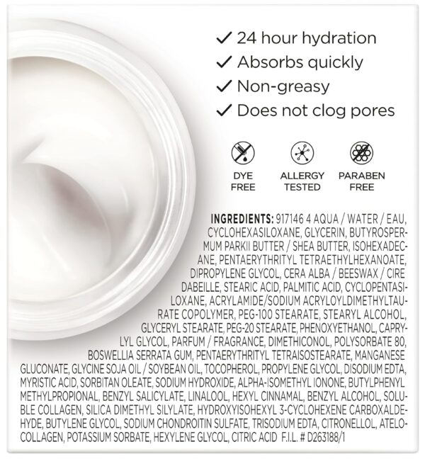 L’Oréal Paris Collagen Daily Face Moisturizer, Reduce Wrinkles, Face Cream 1.7 oz - Image 9