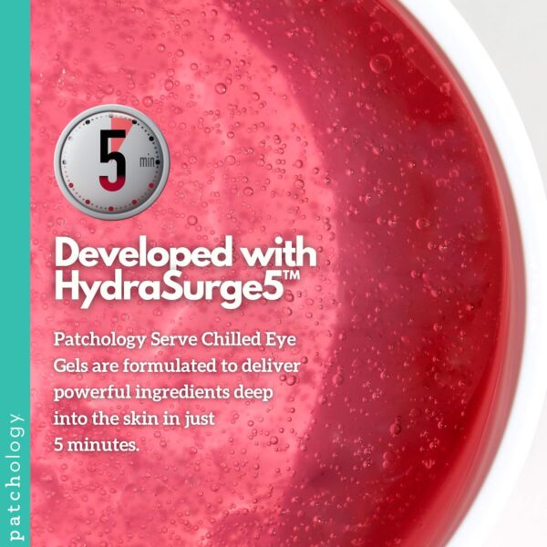 Patchology Serve Chilled Rosé Hydrating Under Eye Patches – Hyaluronic Acid & Antioxidant-Infused Eye Masks to Reduce Dark Circles, Puffiness & Fine Lines - Ideal Skincare Essentials (5 Pairs) - Image 7