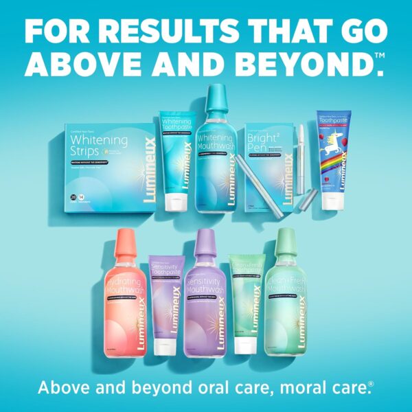 Lumineux Teeth Whitening Strips 7 Treatments - Enamel Safe - Whitening Without The Sensitivity - Dentist Formulated & Certified Non-Toxic - Image 9