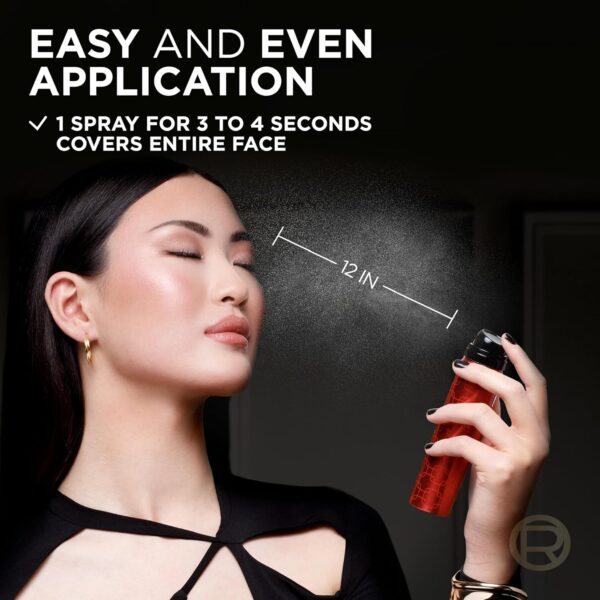 L'Oreal Paris Infallible 3-Second Setting Spray Mist, Microfine Mist for up to 36HR Wear, Clear, 1.76 oz - Image 3