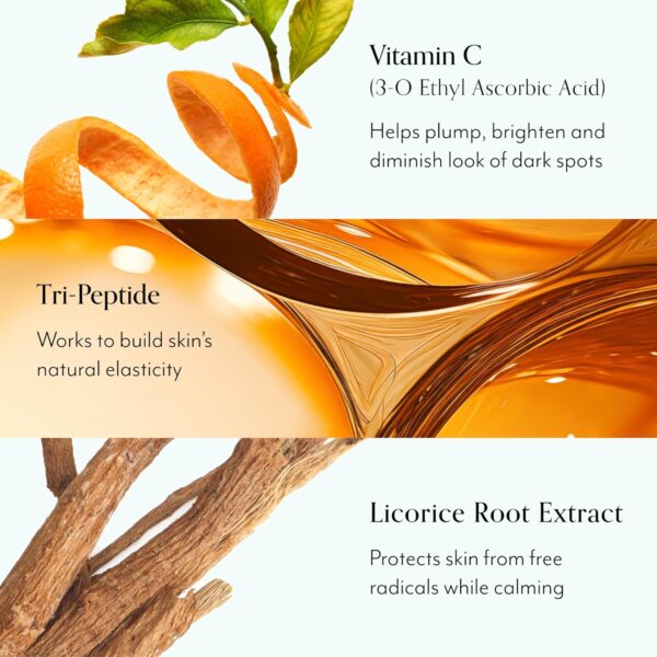 Bliss Bright Idea Vitamin C + Tri-Peptide Collagen Brightening Face Skincare Serum - Anti Aging, Reduces Dark Spots, Boosts Skin Elasticity - Clean - Vegan & Cruelty-Free - 1 Fl Oz - Image 6