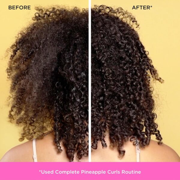 Pacifica Pineapple Swirl Curl Defining Cream for Curly Hair 4 oz – Frizz Control & Curl Enhancer Styling Cream for Curly & Wavy Hair Coconut Oil & Hyaluronic Acid Defines & Adds Bounce Without Crunch - Image 6