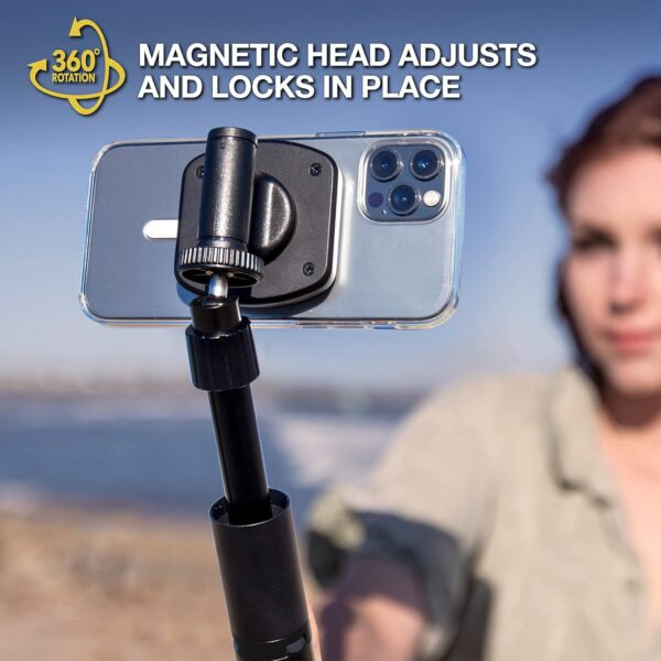 Scosche MP2TR1-SP MagicMount Pro 2 Tripod/Selfie Stick Phone Mount with Adjustable Arm - Image 5