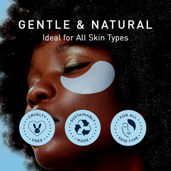 Enaskin Naturals Under Eye Patches for Dark Circles: 30 Pairs Retinol Collagen Eye Gels Mask - Reduce Wrinkles Puffy & Bags - Skin Treatment Pads - Anti Aging Moisturizer For Women (Blue) - Image 7