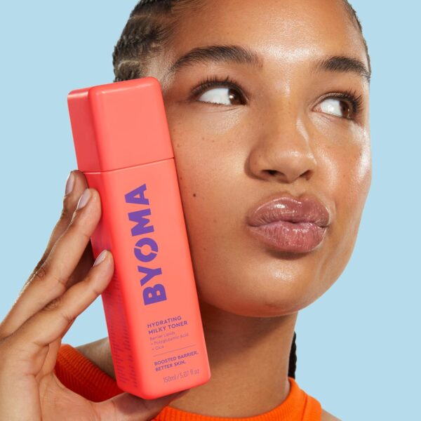 BYOMA Hydrating Milky Toner - Dewy, Ultra Hydrating Toner for Face - Soothes Skin, Locks in Moisture, Reduces Redness - Barrier Repair - 5.07 fl oz - Image 3