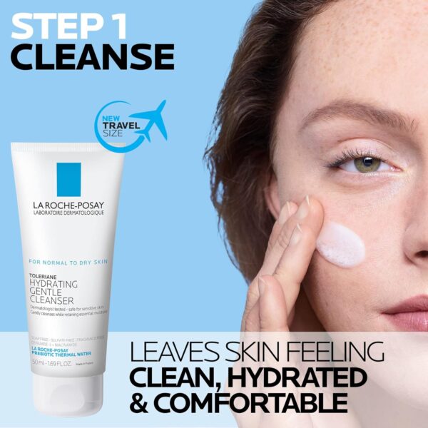 La Roche-Posay Toleriane Double Repair Face Moisturizer, Daily Moisturizer Face Cream with Ceramide and Niacinamide for All Skin Types, Oil Free, Fragrance Free - Image 2
