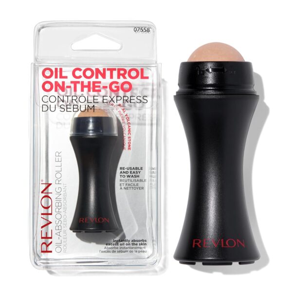 Revlon Face Roller, Oily Skin Control for Makeup, Oil Absorbing, Volcanic Reusable Facial Skincare Tool for At-Home or On-the-Go Mini Massage, 1 Count - Image 11