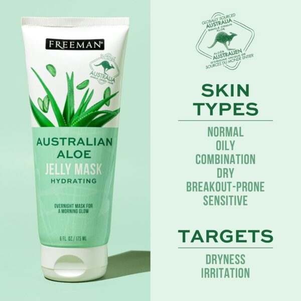 Freeman Exotic Blends Facial Mask 4 Piece Set, Peel-Off & Jelly Masks, Cleansing, Pore-Clearing & Hydrating Facial Masks, For All Skin Types, Includes Silicone Mask Brush, Vegan & Cruelty-Free - Image 10