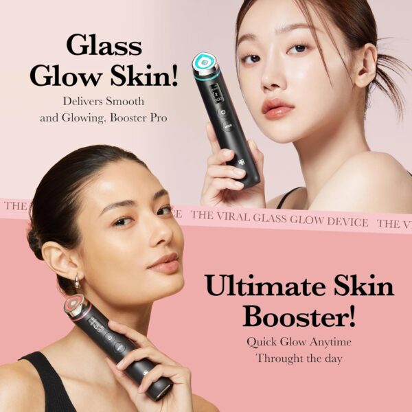 medicube Age-R Booster Pro | 6-IN-1 Real Glass Glow Device | Looking Glass Skin with Enhanced Absorption, Radiance, Elasticity,Pore Care | LED Anti-Wrinkle Device | Korean Skin Care - Image 2
