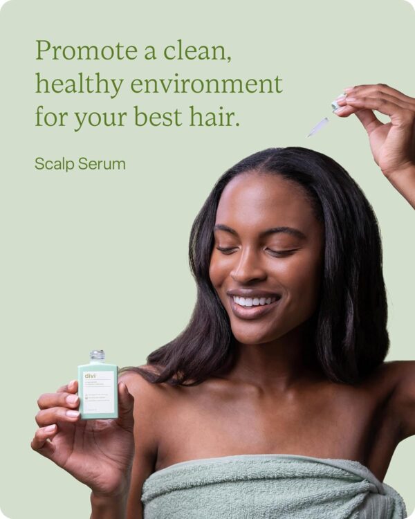 Divi Scalp Serum for Thinning Hair, 30ml – Clinically Tested, Nourishing Formula with Amino Acids, Caffeine & Rosemary Oil – Promotes Healthy Scalp & Fuller-Looking Hair, Reduces Oil & Product Buildup - Image 3