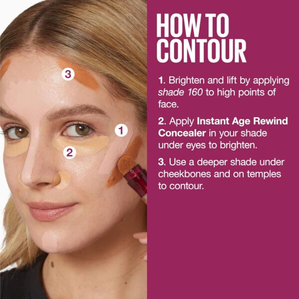 Maybelline Instant Age Rewind Eraser Dark Circles Treatment Multi-Use Concealer, 110, 1 Count (Packaging May Vary) - Image 7