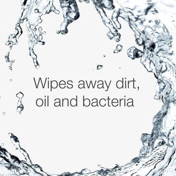 Neutrogena Makeup Remover Wipes, Facial Cleansing Wipes Suitable for Oily & Acne Prone Skin, Wipes Away Bacteria, Dirt & Oil, Scented Facial Wipes with Pink Grapefruit Extract, 50 Count - Image 3