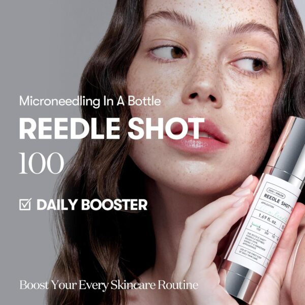 VT COSMETICS CICA Reedle Shot 100, Spicule Microneedling Serum for Pore Care & Exfoliation, Exosome, Centella Asiatica for Glass Skin, Skin Texture, Korean Liquid Skin Booster (1.69 Fl Oz / 50ml) - Image 2