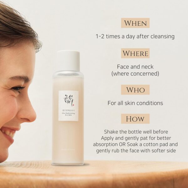 Beauty of Joseon Glow Replenishing Rice Facial Sebum Toner for Oily Combination Skin Korean Moisturizing Balance Care 150ml, 5.07 fl.oz - Image 6