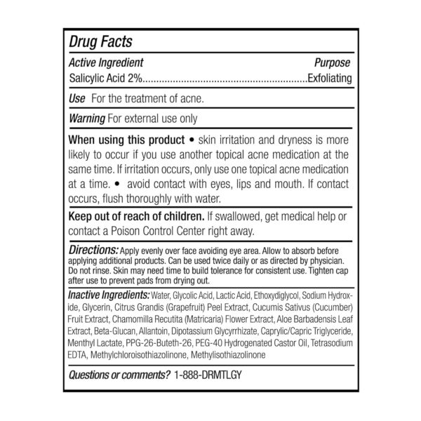 tingl Face & Body Exfoliator Pads – FSA/HSA Eligible Skin Care with Glycolic Acid, Lactic Acid & Salicylic Acid – Face Exfoliator & Toner Pads for Acne Treatment, Pore Minimizer & Blackhead Remover - Image 6