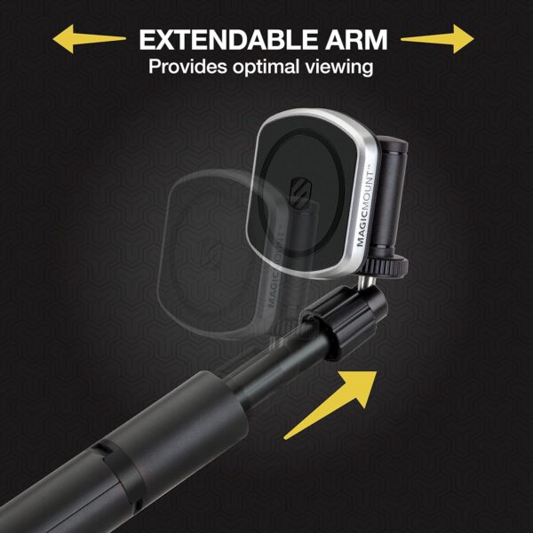 Scosche MP2TR1-SP MagicMount Pro 2 Tripod/Selfie Stick Phone Mount with Adjustable Arm - Image 3