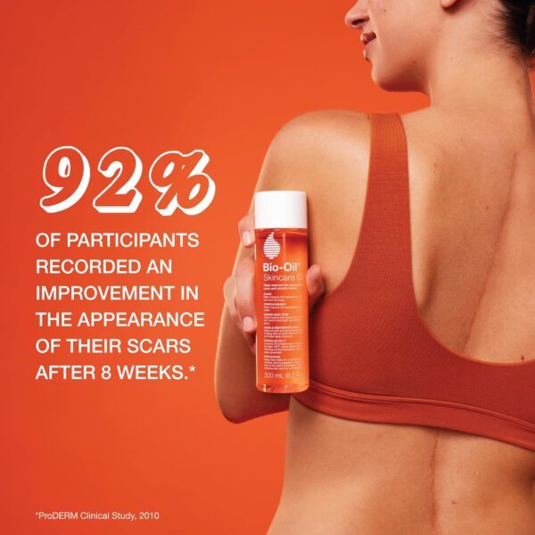 Bio-Oil Skincare Body Oil Serum, Face and Body Moisturizer with Vitamin E & A, for Scars, Stretch Marks, Sensitive Skin, All Skin Types, Dermatologist Recommended, Non-Comedogenic, 2 Oz - Image 3