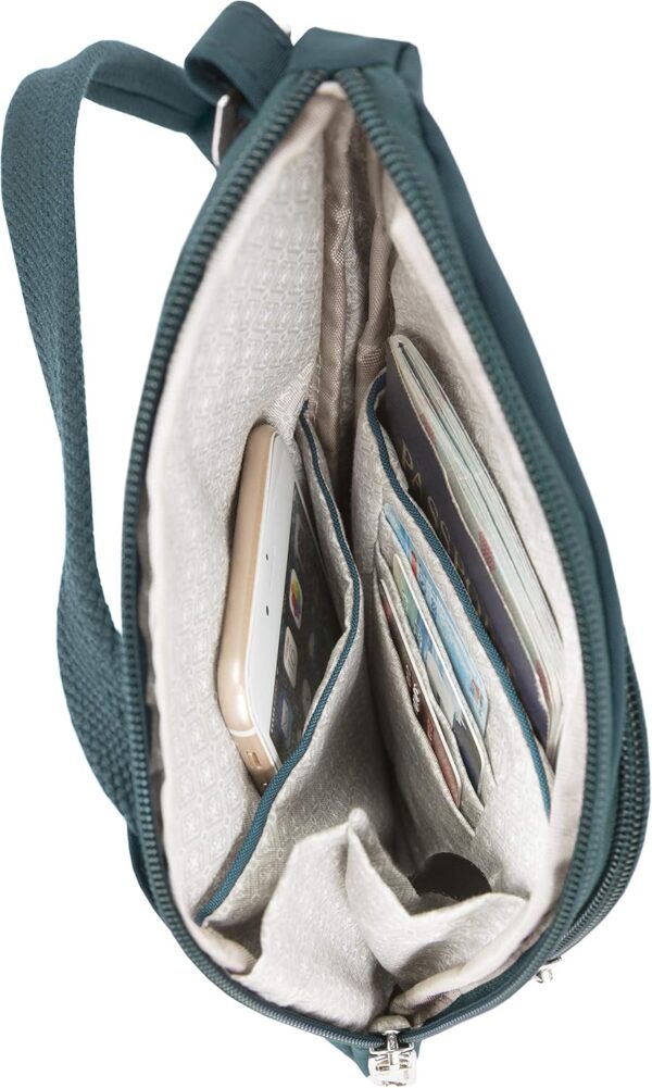 Travelon: Essentials - Anti-Theft - Compact Crossbody Bag - Peacock - Image 4