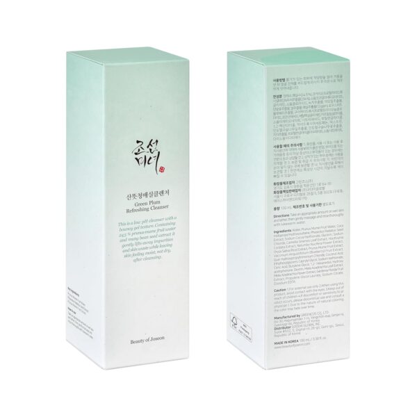 Beauty of Joseon Green Plum Refreshing Cleanser Gel Type Deep Pore Cleansing, Acne Face Wash, Blackhead Remover for All Skin Types, Korean Skincare 100ml, 3.38 fl.oz - Image 11