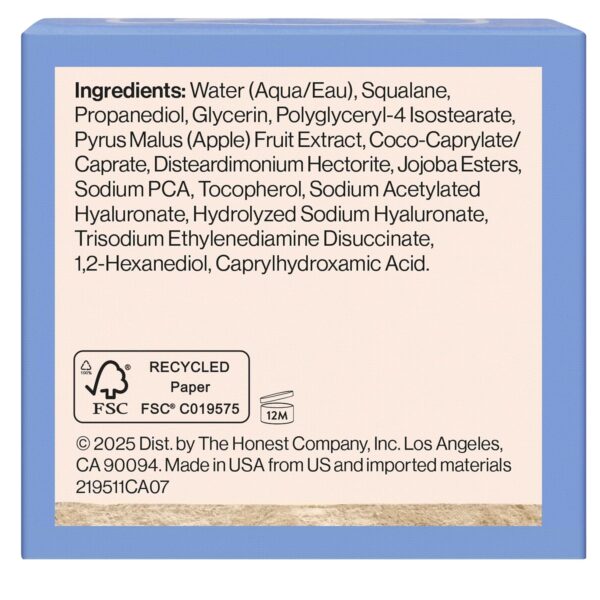 Honest Beauty Hydrogel Cream with Hyaluronic Acid, Jojoba, + Squalane | Oil Free, Lightweight, Moisturizing | EWG Verified, Vegan + Cruelty Free | 1.7 fl oz - Image 12