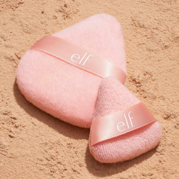 e.l.f. Halo Glow Pinkie Puffs, Finger-sized, Mini Puff For Applying Loose & Pressed Powders, Soft, Reusable & Washable, Vegan & Cruelty-Free, Set of 3 - Image 4