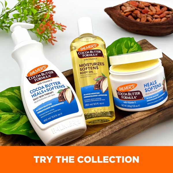 Palmer's Cocoa Butter Formula Daily Skin Therapy Solid Lotion with Vitamin E, Body Moisturizer for Extremely Dry Skin, Softens and Soothes, 7.25 Ounces, (Pack of 1) - Image 12