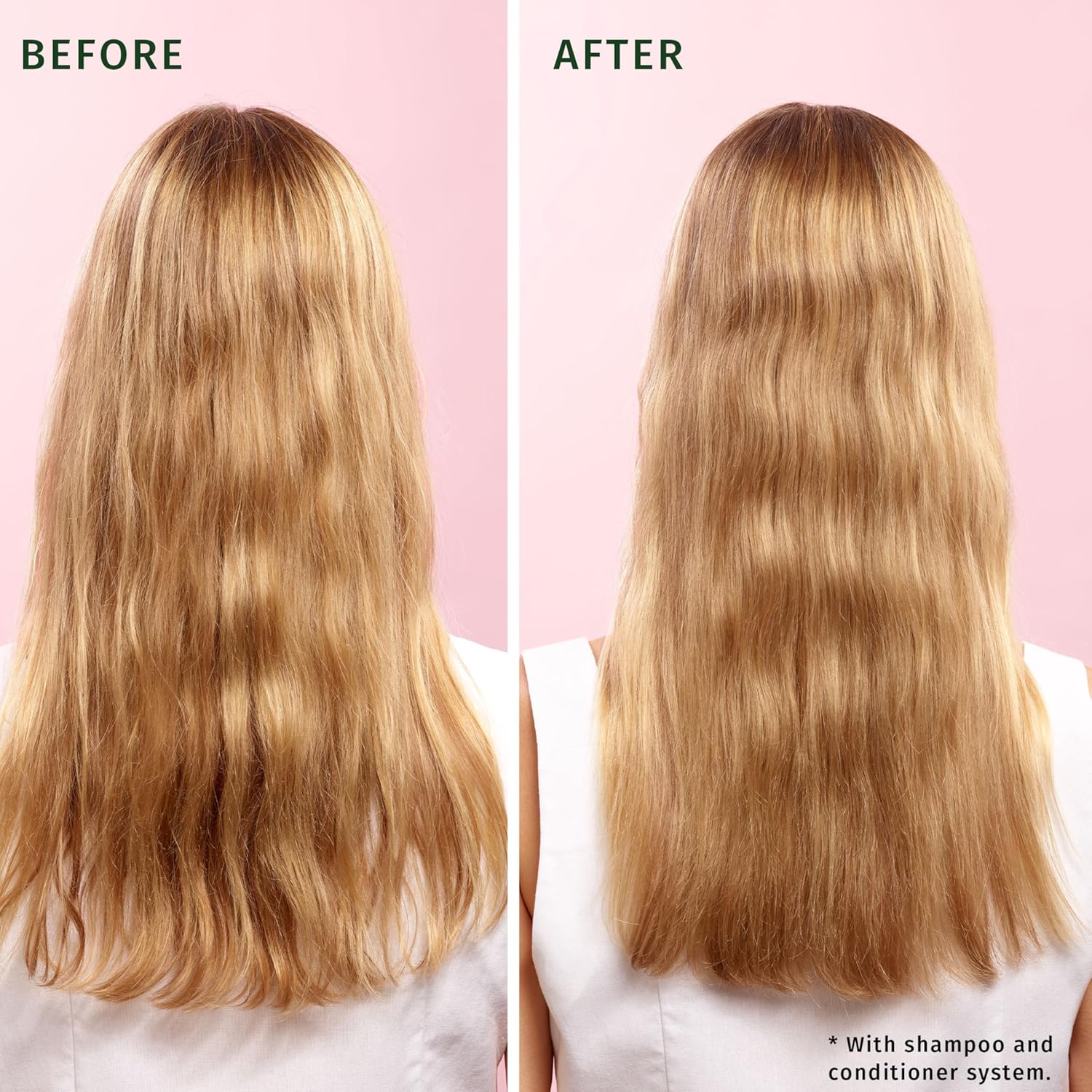 Herbal Essences Shampoo & Conditioner Set, Smooth Collection, Paraben-Free, Color-Safe, with Rose Hips & Vitamin E, 29.2 Fl Oz Each, 2-Pack - Image 4