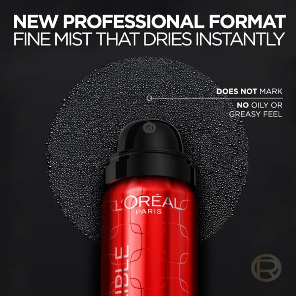 L'Oreal Paris Infallible 3-Second Setting Spray Mist, Microfine Mist for up to 36HR Wear, Clear, 1.76 oz - Image 5